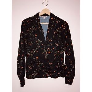 FRANK & OAK FLORAL BUTTON UP